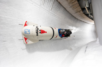 Prepare for high-speed at the bobsleigh run.