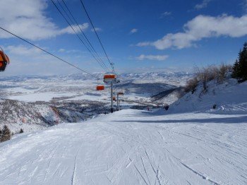 The Orange Bubble Lift is the only lift in North America which has a weather protection hood.