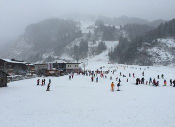 Children will enjoy the easier terrain near the base station.