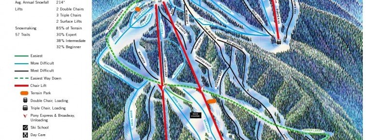 Trail Map Red River Ski Area