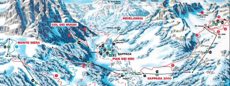 Trail Map Sappada