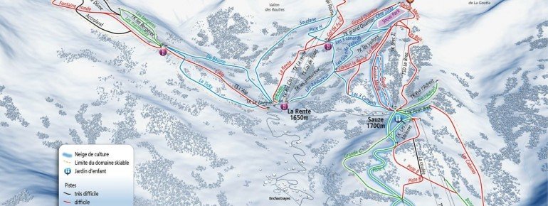 Trail Map Super Sauze