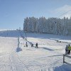 A 900m long drag lift transports guests in the Scheidegg ski area
