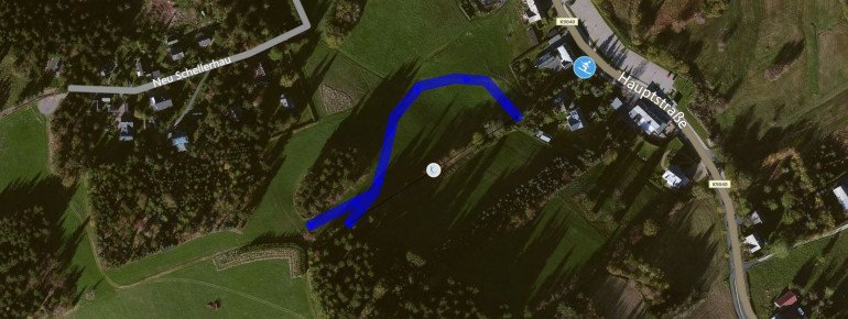 Trail map Schellerhau Rotterhang
