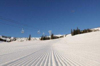Enjoy perfectly groomed slopes.