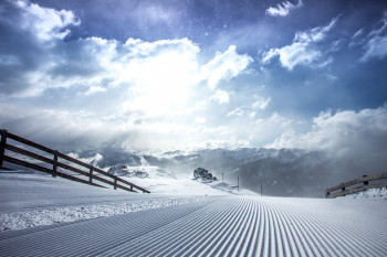 Slope n°1 starts at the top station of the Thurntaler chairlift.