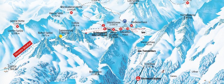 Trail Map Silvretta-Bielerhöhe