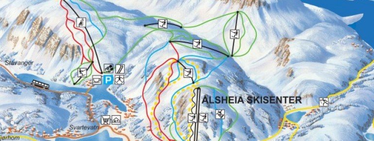 Trail Map Sirdal
