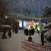 From the mall, you can peak at the goings-on inside the resort through large panoramic windows.