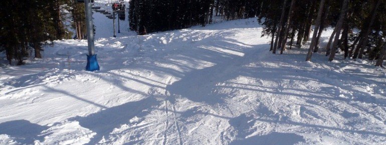 The terrain at the Sunrise Chair"