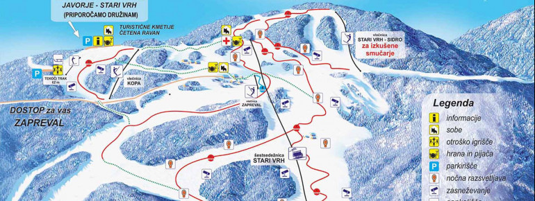 Trail Map Stari Vrh