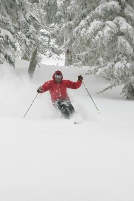 The snow conditions here are excellent all year round.