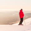 The view from the mountain is stunning.