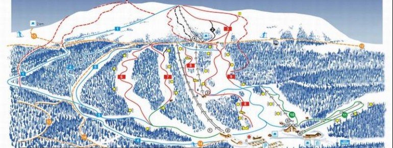 Trail Map Vassfjellet