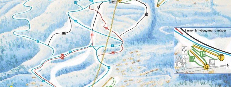 Trail Map Vradal