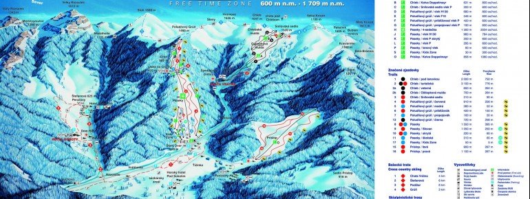 Trail Map Vrátna