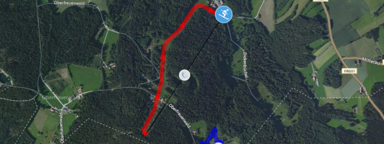 Trail Map Oberfrauenwald