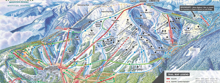 Trail Map Whitefish Mountain Resort