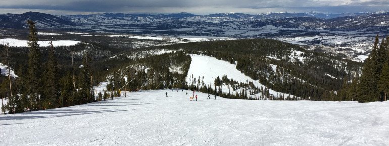 Cranmer run - one of the numerous blue groomers.
