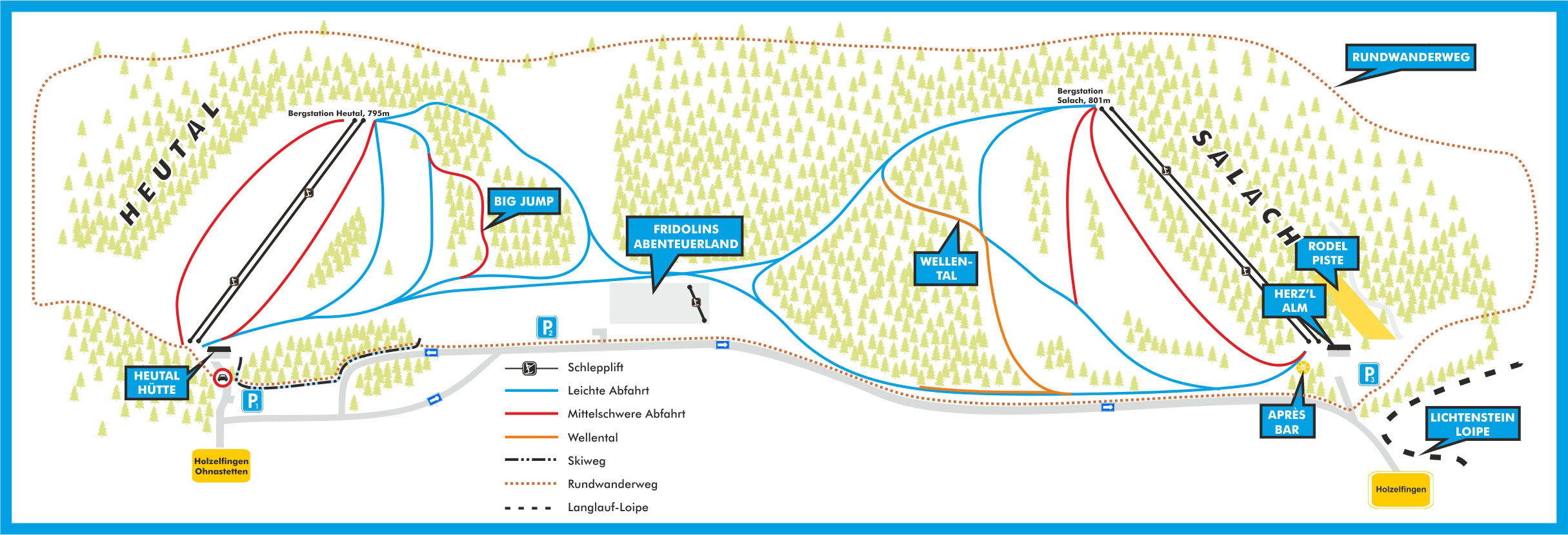 Trail map Wintersport Arena Holzelfingen