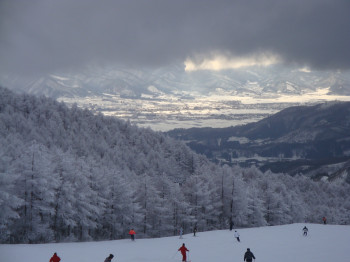 The wide runs offer fantastic views.