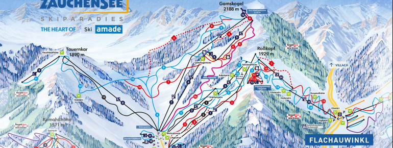 Trail Map Zauchensee