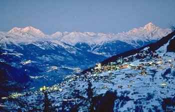 Veysonnaz bein Nacht
