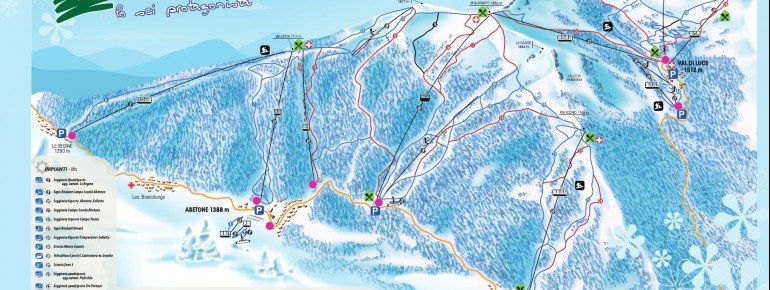 Pistenplan Abetone - Val di Luce