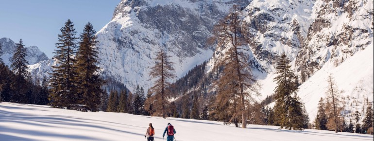 Schneeschuhwandern im Falzthurntal in Pertisau