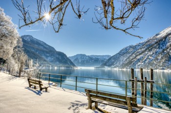 am Seeufer in Achenkirch