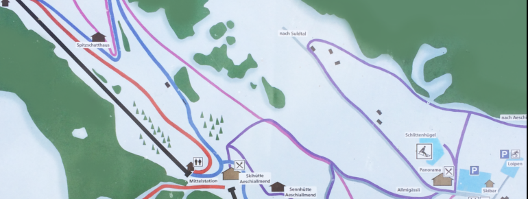 Pistenplan Aeschi