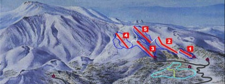 Pistenplan Ätna Nord - Piano Provenzana
