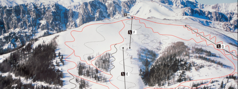 Pistenplan Aflenzer Bürgeralm