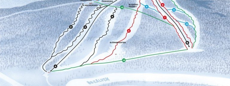 Pistenplan Agnäsbacken