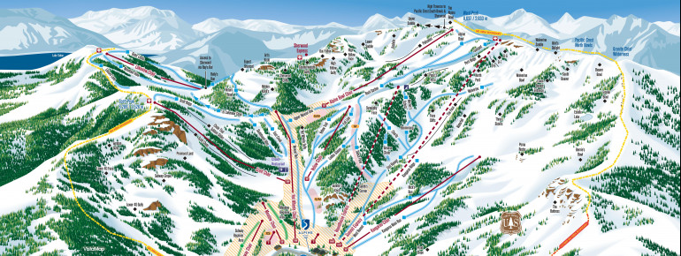 Pistenplan Alpine Meadows