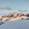 Traumhafte Dolomiten-Kulisse beim Skifahren in Alta Badia.
