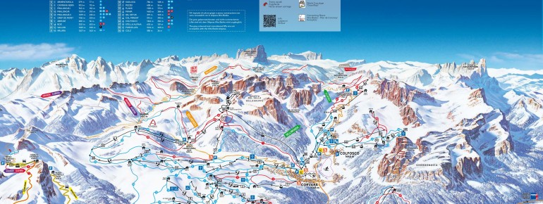 Pistenplan Alta Badia