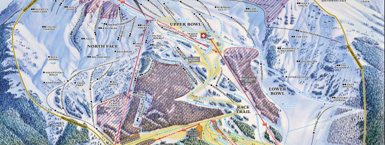 Pistenplan Alyeska Resort