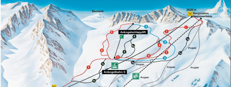 Pistenplan Ankogel Mallnitz