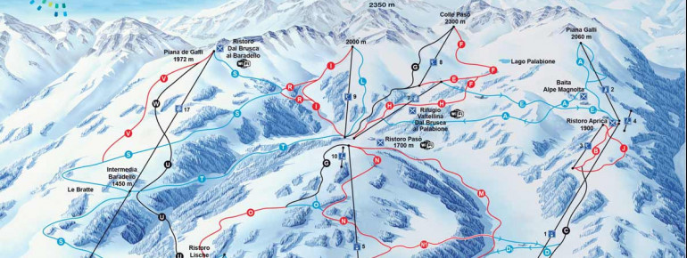 Pistenplan Aprica