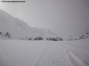 Traumhaft präparierte Piste Dragon!