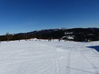 Extra breite Pisten finden Anfänger vor allem am Thurnhofhang (Piste H).