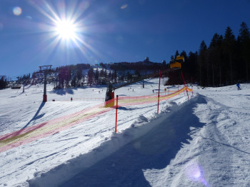 Freerider müssen sich mit kurzen Powder-Passagen zufrieden geben.