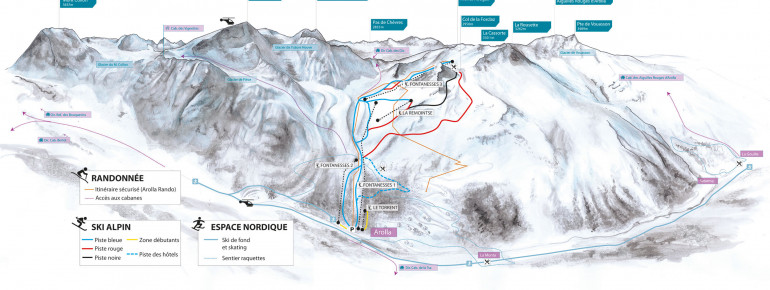 Pistenplan Arolla
