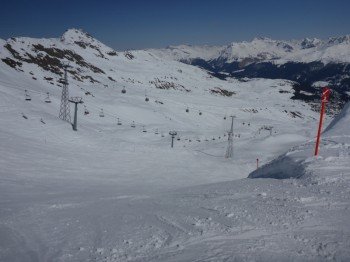 Abfahrt 2 vom Hörnli in Arosa