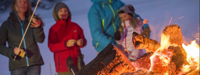 Willkommene Abwechslung zu Aspens Nachtleben: S'mores am Lagerfeuer