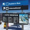 Vorbildliche Beschilderung am Aspen Mountain