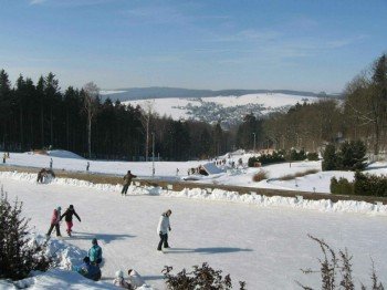 Schlittschuhfahren in Augustusburg