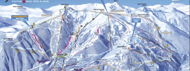 Pistenplan Auron