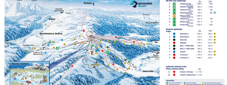 Pistenplan Bachledka